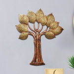 Load image into Gallery viewer, Antique Iron 10 leaves tree with back led light for home decor

