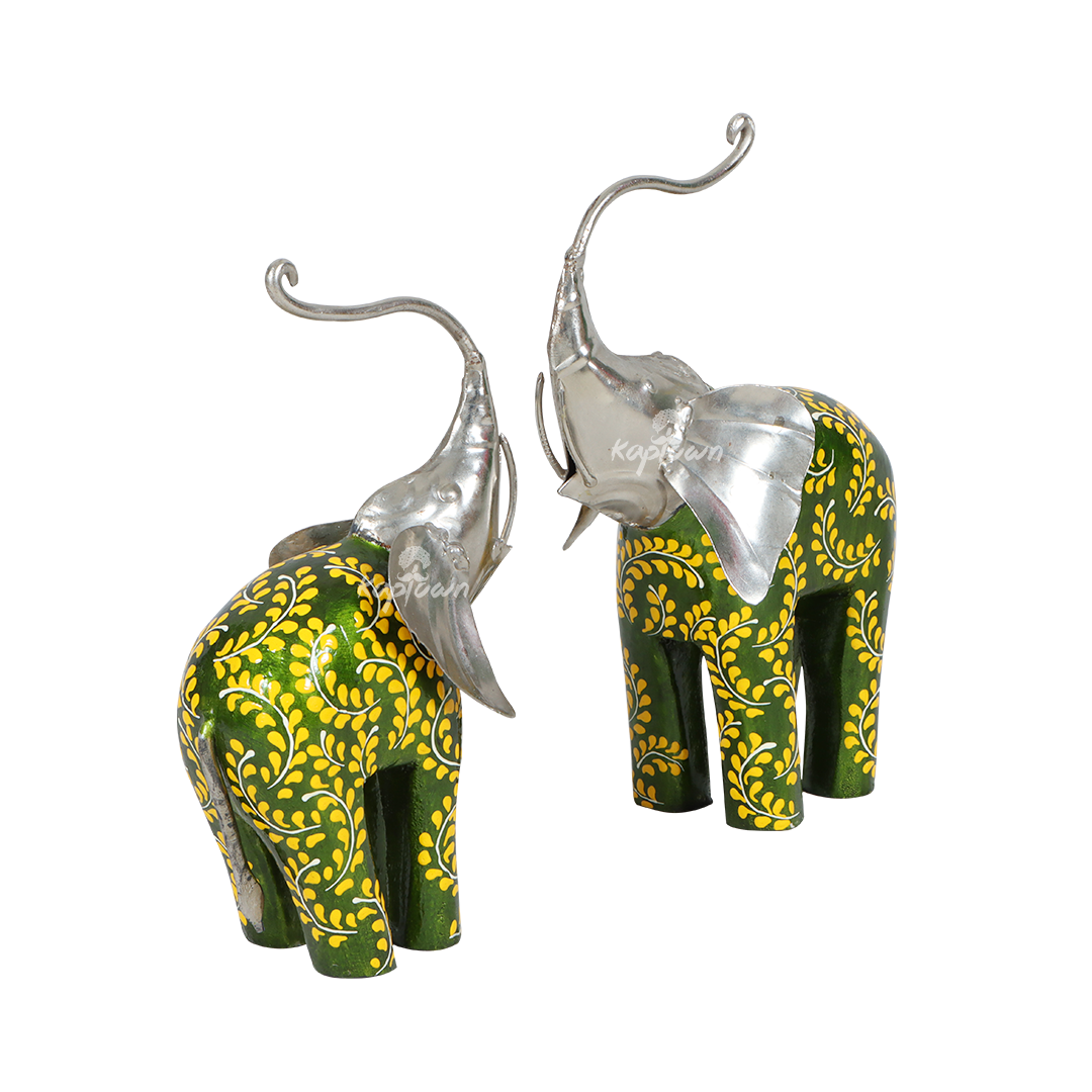 Baby And Mother Elephant Showpiece