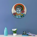 Load image into Gallery viewer, Beautiful buddha decor wall plate for home decor
