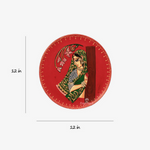 Load image into Gallery viewer, Beautifully design lady wall plates
