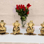 Load image into Gallery viewer, Best Iron Ganesha Set Decorative Idols
