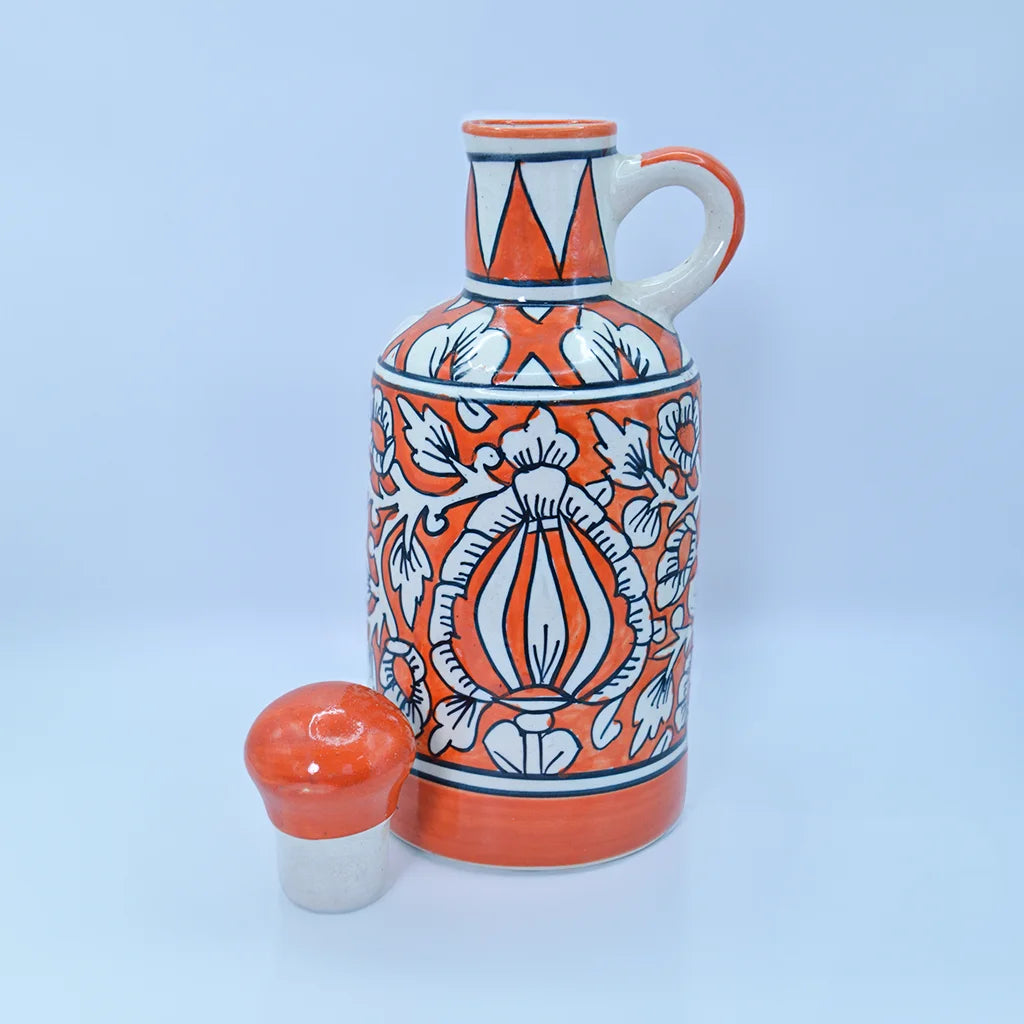 Bloom Ceramic Oil Bottle