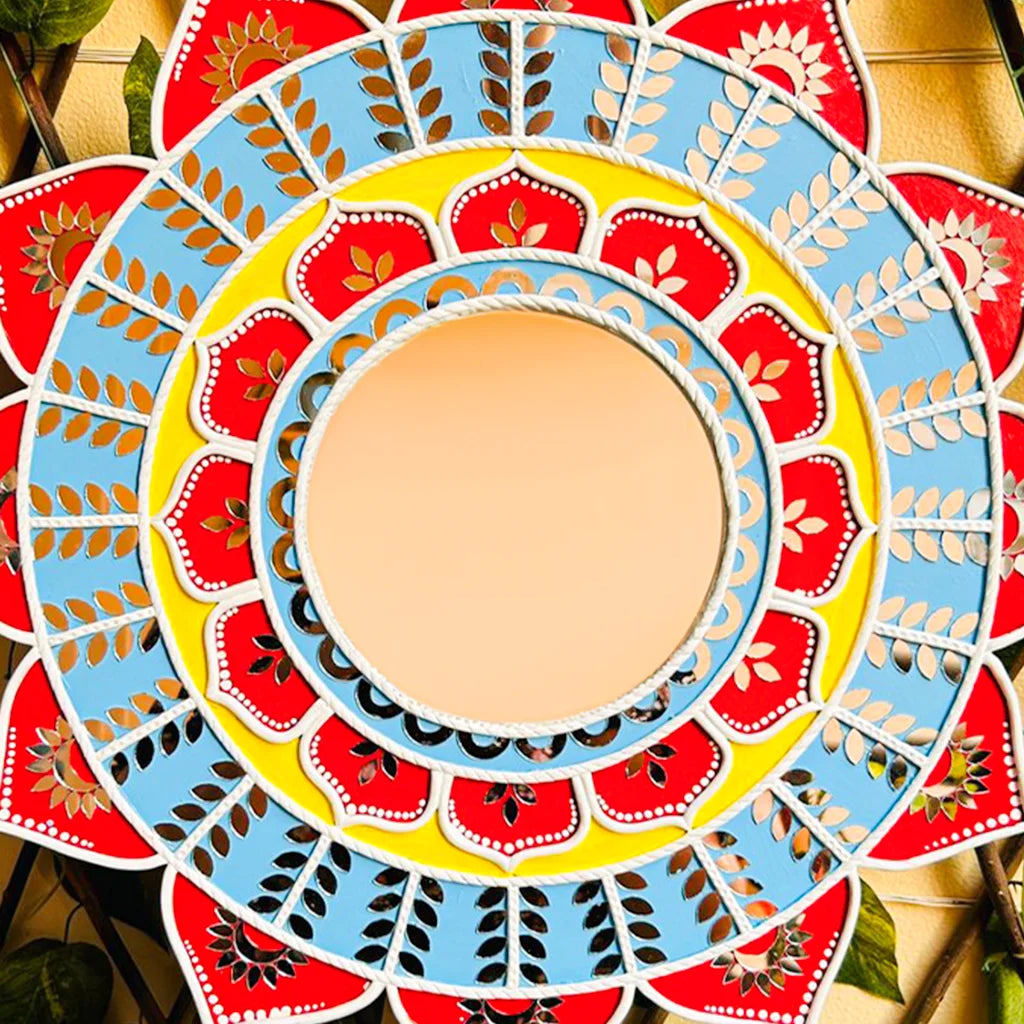 Blooming Lotus Lippan Mirror Art