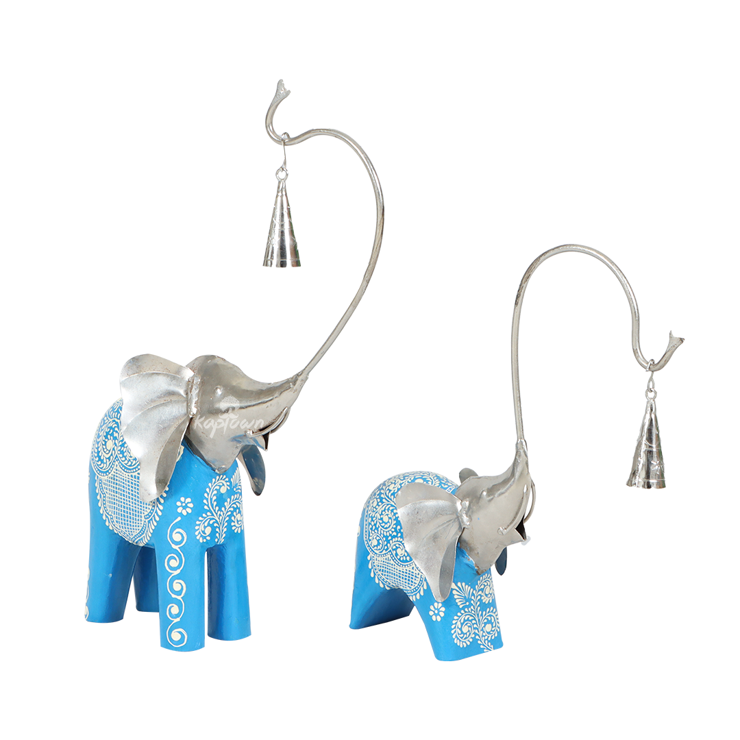 Blue Elephant Set showpiece