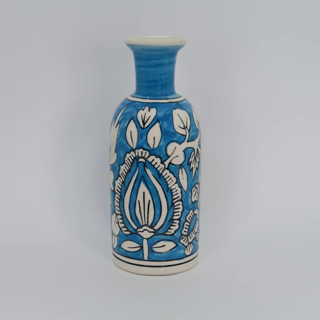 Blue Garden Vase