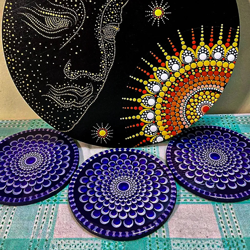 Buddha Dot Mandala Wall Art