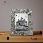 Load image into Gallery viewer, Elegant Butterfly Dreams Silver Photo Frame for Chic Home Decor - Stylish Picture Display FrameButterfly Dreams Silver Photo Frame - an exquisite Indian handicraft showcasing a delicate butterfly design, perfect for home decor. This elegant metal craft product enhances your kitchenware and lifestyle, ideal for displaying cherished 4x6 inch memories or gifting for special occasions like weddings or anniversaries.
