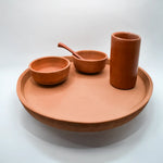 Load image into Gallery viewer, Traditional Indian Clay Pot Handicraft Dining Set | Authentic Earthenware Dinnerware | Handmade Terracotta Kitchenware
