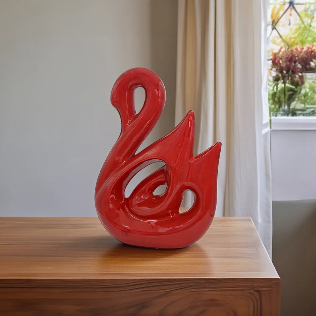 Crimson Swan Decor