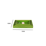 Load image into Gallery viewer, Decorative Serving Green Straight Trays For Home Decor

