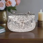 Load image into Gallery viewer, Floral Embossed Clutch
