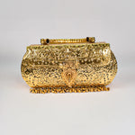 Load image into Gallery viewer, Golden Handcrafted Clutch
