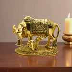 Load image into Gallery viewer, Golden Kamdhenu Statue
