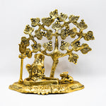 Load image into Gallery viewer, Golden Shiva Serenity Aluminum Metal Craft - Elegant Home Decor by Tanutra Handicrafts
