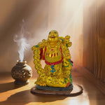 Load image into Gallery viewer, Golden Laughing Buddha Statue
