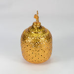 Load image into Gallery viewer, Indian  Handicraft Product Golden Majestic Lamp Holder
