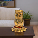 Load image into Gallery viewer, Golden Owl Showpiece
