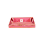 Load image into Gallery viewer, Good Quality Wooden pink straight Multipurpose Tray For Home Decor
