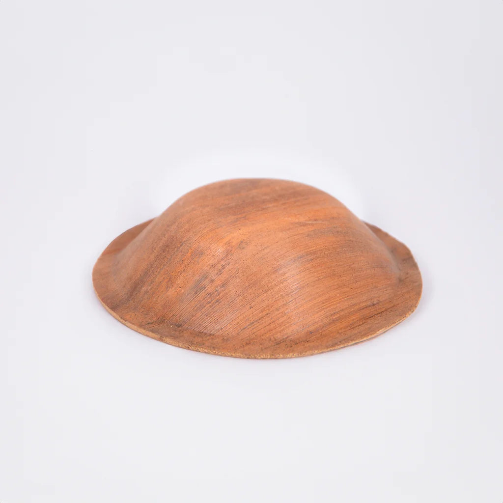 Eco-friendly Palm Bowl made from natural areca palm leaves by Tanutra - biodegradable, sustainable dining option for outdoor events, parties, and eco-conscious gatherings.