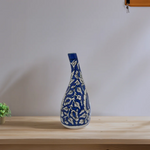 Load image into Gallery viewer, Indigo Leaf Vase
