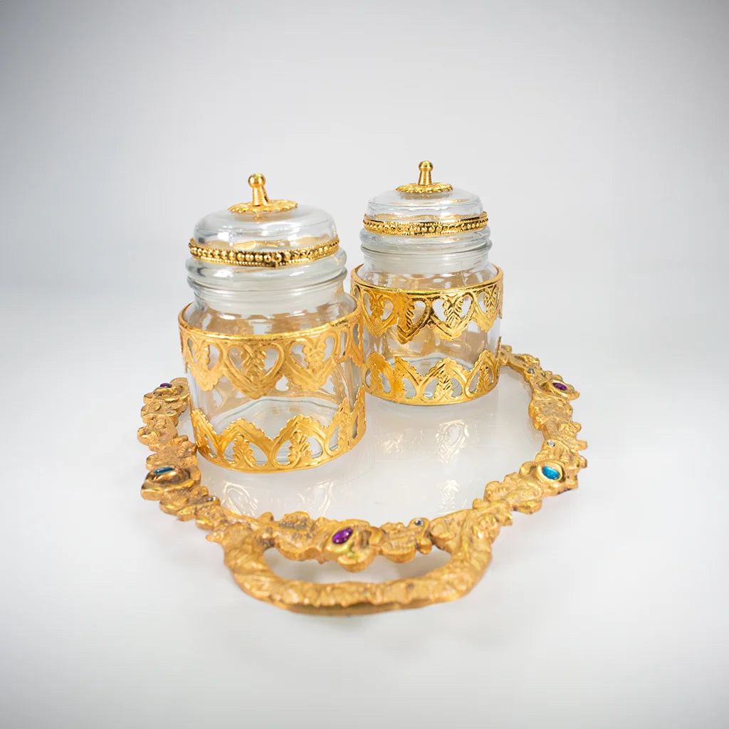 Jewel Jar Set with Tray