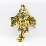 Load image into Gallery viewer, Majestic Ganesha Wall Decor – Elegant Aluminum Metal Craft Handicraft for Modern Home Decor by Tanutra Handicrafts
Majestic Ganesha Wall Decor - Intricate Lord Ganesha Face Wall Art for Home Decor | Luxurious Gold-Finished Spiritual Wall Hanging by Tanutra | Ideal for Altar Decoration, Entryway Blessings, Indian Handicrafts
