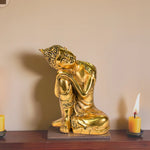 Load image into Gallery viewer, Serene Buddha Statue – Golden Buddha Sculpture for Meditation, Spiritual Home Décor, and Peaceful Ambiance by Tanutra
