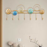 Load image into Gallery viewer, Multicolor ball hook key holder decor for home decor
