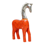 Load image into Gallery viewer, Orange Horse Showpiece Set
