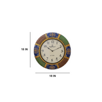 Load image into Gallery viewer, Painted Wooden Wall Clock Decor
