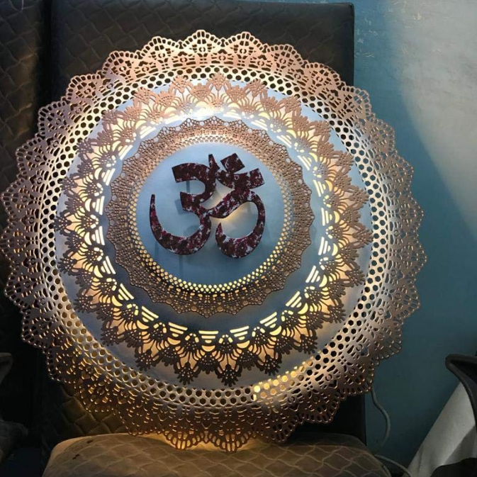 Best Collection of Om Wall Decor with LED Light Decor