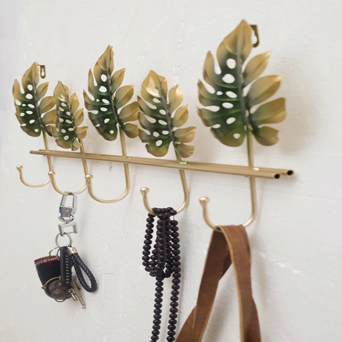Palm Leaf Decor Hook for Wall