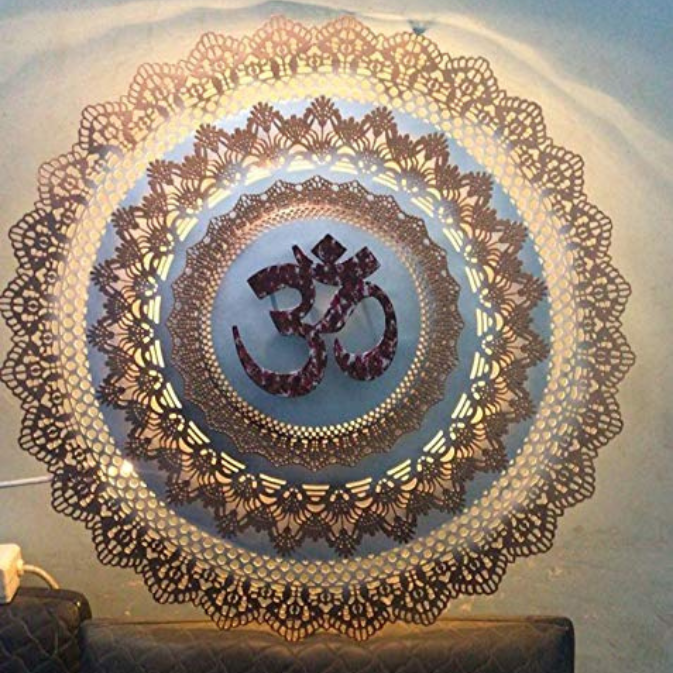 Best Collection of Om Wall Decor with LED Light Decor