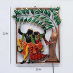 Load image into Gallery viewer, Radha Krishna Wall Art Frame
