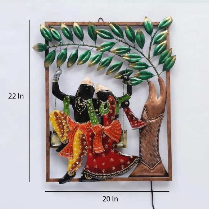 Radha Krishna Wall Art Frame
