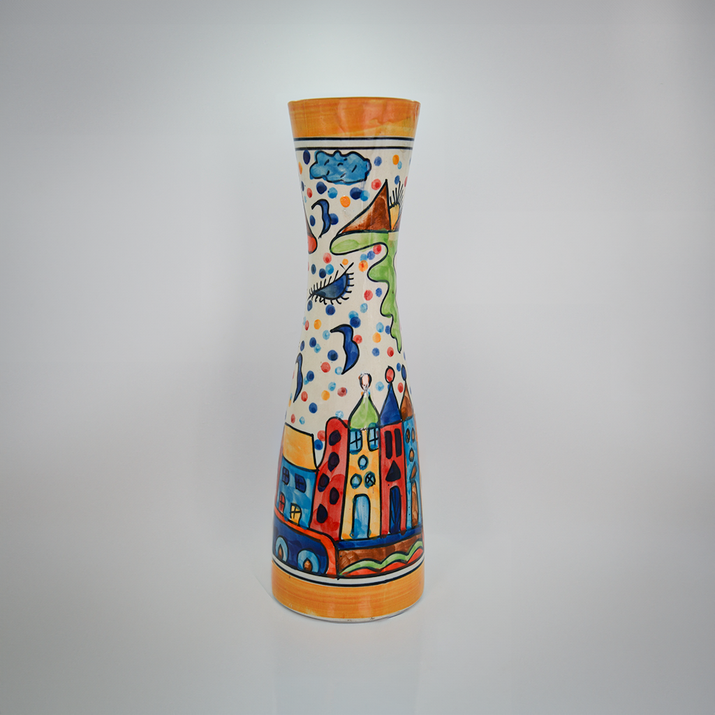 Scenic Village Vase