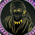 Load image into Gallery viewer, Shirdi Sai Dot Mandala Wall Art
