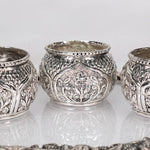 Load image into Gallery viewer, Silver Bowl Set with Tray
