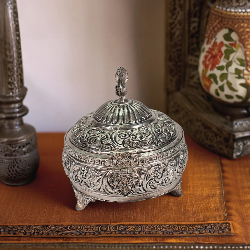 Silver Ornate Box