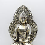 Load image into Gallery viewer, Exquisite Silver Serenity Buddha Metal Craft Handicraft by Tanutra Handicrafts - Modern Aluminum Art for Elegant Homes
