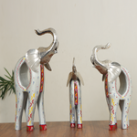 Load image into Gallery viewer, Standing Elephant Showpiece Set
