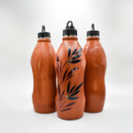 Load image into Gallery viewer, Handcrafted Terracotta Oasis Water Bottles Set of 3 - Eco-Friendly Clay Drinkware for Home Décor and Sustainable Living
