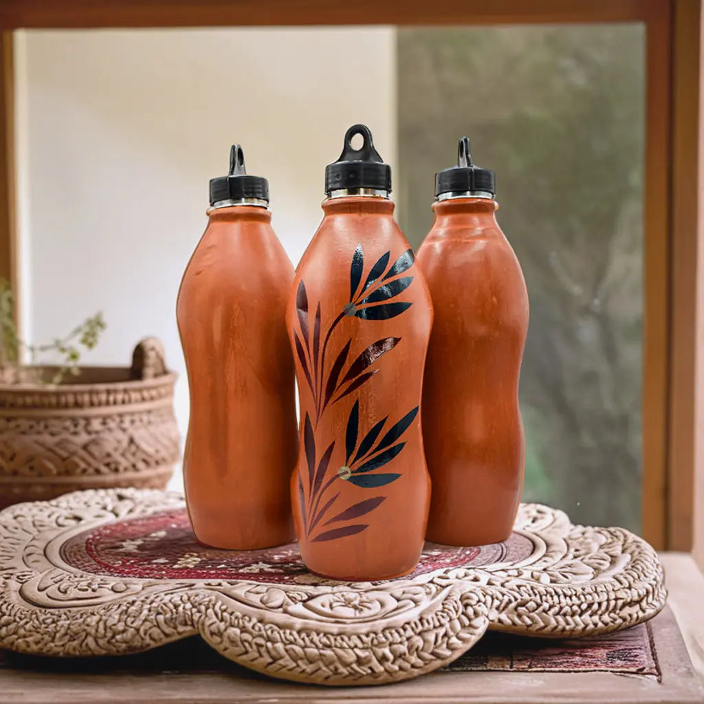 Terracotta Oasis Bottle (Set of 3 Bottles)