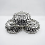 Load image into Gallery viewer, Timeless Beauty Silver Design Bowl Set of 3 | Modern Silver Bowls | Elegant Serving Bowls
