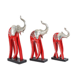 Load image into Gallery viewer, Walking Elephant Showpiece Set
