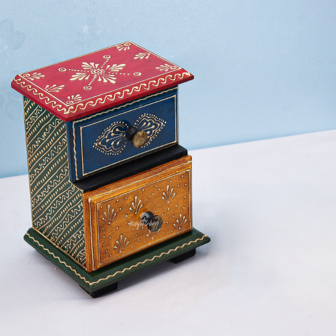 Wooden Painted Drawer Box