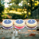 Load image into Gallery viewer, Assorted Lip Balm Set (Blueberry, Strawberry, and Coffee)
