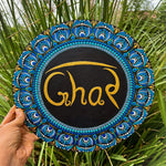 Load image into Gallery viewer, Dot Mandala Ghar Plate
